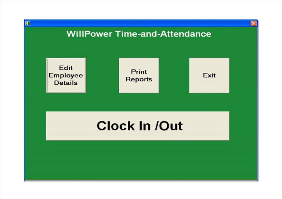 screenshot of WillPower Point of Sale